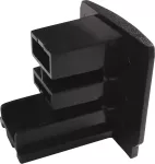 TRACK END CAP 4W BLACK Zaślepka szynoprzewodu