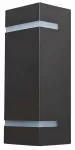 BRICK Black 2GU10 Kinkiet 2xGU10 elewacyjny