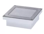 PAULMANN Oprawa dogruntowa BRICK LED 3000K 25lm z czujnikime zmierzchu 100x100mm IP68 230V aluminium