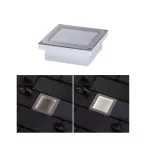 PAULMANN Oprawa dogruntowa BRICK LED 3000K 25lm z czujnikime zmierzchu 100x100mm IP68 230V aluminium