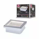 PAULMANN Oprawa dogruntowa BRICK LED 3000K 25lm z czujnikime zmierzchu 100x100mm IP68 230V aluminium