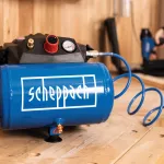 Kompresor bezolejowy Scheppach HC06 8B 6L 1200W + akcesoria 6szt.
