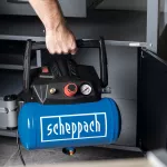 Kompresor bezolejowy Scheppach HC06 8B 6L 1200W + akcesoria 6szt.