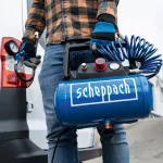 Kompresor bezolejowy Scheppach HC06 8B 6L 1200W + akcesoria 6szt.