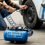 Kompresor bezolejowy Scheppach HC06 8B 6L 1200W + akcesoria 6szt.