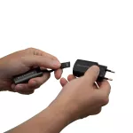 Lampka brelok z wbudowanym kablem USB do ładowania FLASH MICRO R 03.5113