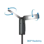 Lampa robocza z dwiema głowicami 2500 lm ze statywem TOWER COMPACT CONNECT 03.6110C