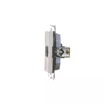 SIMON 55 WMDA-P95xx7-114 Gniazdo HDMI podwójne (moduł); Jasnoszary mat
