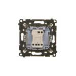 SIMON 55 WMDL-0107xx-144 Łącznik świecznikowy (moduł) 10 AX, 250 V~, szybkozłącza; Szampański mat