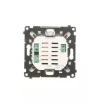 SIMON 55 WMDL-TEW1-111 Łącznik elektroniczny pojedynczy z funcją przycisku lub łącznika czasowego, 16 A, 230 V (moduł); Biały mat