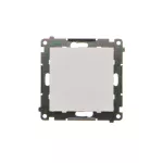 SIMON 55 WMDL-TEW1-114 Łącznik elektroniczny pojedynczy z funcją przycisku lub łącznika czasowego, 16 A, 230 V (moduł); Jasnoszary mat
