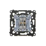 SIMON 55 WMDL-042xxR-0xx Łącznik roletowy trójpozycyjny 1-0-2 (mechanizm); 10A, 250V~, szybkozłącza, czarna rama montażowa