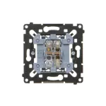 SIMON 55 WMDL-060xxR-0xx Łącznik schodowy (mechanizm) 10AX, 250V~, szybkozłącza, czarna rama montażowa