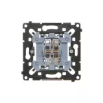 SIMON 55 WMDL-010xxR-0xx Łącznik jednobiegunowy (mechanizm) 10AX, 250V~, szybkozłącza, czarna rama montażowa