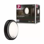 PAULMANN Oprawa elewacyjna IKOSEA LED 4.4W 350lm czujnik ruchu 3000K 230V antracyt / tworzywo sztuczne