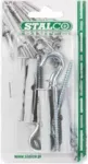 Kołek rozporowy uniwersalny z hakiem sufitowym BKUHS-8x83 nylon blister (4) 1/12/72 STALCO BKUHS08083