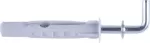 Kołek rozporowy uniwersalny z hakiem prostym KUHP-8x65 nylon (25/300) STALCO KUHP08065