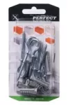 Kołek rozporowy uniwersalny z hakiem sufitowym BRXHS-8/4.5X46 nylon blister (5) 1/12/72 STALCO PERFECT BRXHS084546