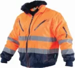 Kurtka ocieplana ostrzegawcza męska PILOT HI-VIS pomarańczowy M STALCO S-44085