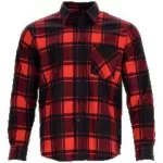 Koszula flanelowa SQUARE czerwony M - 41 STALCO S-42021