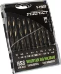 Wiertła do metalu HSS kpl. 19elem. STALCO PERFECT S-71839