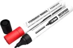 Marker permanentny 1,5-3mm czarny (10szt.) STALCO PERFECT S-76020