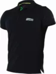Koszulka polo męska NATURE M czarny S STALCO PERFECT S-78565