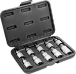 Zestaw nasadek 1/2” 10elem. Hex zew. STALCO PERFECT S-77314
