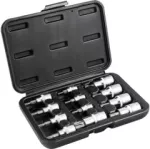 Zestaw nasadek 1/4”+3/8”+1/2” 12elem. Torx zew. STALCO PERFECT S-77410