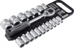 Zestaw nasadek 1/2” 19elem. STALCO PERFECT S-77219