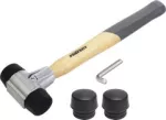 Młotek brukarski 30 gumowy zestaw 4elem. STALCO PERFECT S-69249