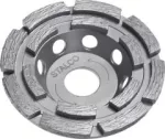 Tarcza diamentowa szlifierska 125mm/2-rzędowa. STALCO S062733112