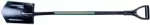 Szpadel ostry trzonek metalowy STALCO S-47456