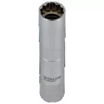 Nasadka do świec dwunastokątna magnetyczna 3/8” 14mm CrV STALCO PERFECT S-85565