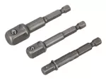 Redukcje, zestaw 3 elem. 1/4”, 3/8”, 1/2” STALCO PERFECT S-76958