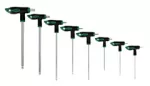 Klucze trzpieniowe dwustronne HEX z kulką S2 8 elem. 2, 2.5, 3, 4, 5, 6, 8, 10mm STALCO S-56252