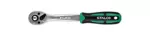 Grzechotka odgięta 1/4″ 72 zęby 145mm STALCO S011154724