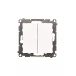 SIMON 55 WMDL-01032X-111 Przycisk poczwórny (moduł) 10 AXm, 250 V~, szybkozłącza; Biały mat