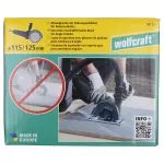 Osłona przeciwpyłowa z prowadnicą do szlifierek katowych, Wolfcraft