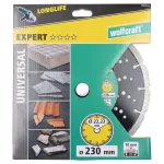 Tarcza diamentowa 230 do cięcia PRO Laser Universal, wolfcraft