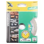 Tarcza diamentowa 115 do cięcia uniwersalna PRO, wolfcraft