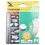 Tarcza diamentowa 115 do cięcia Solid Uniwersal, wolfcraft