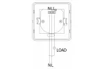 CZUJNIK RUCHU CR-4 LED, MIN. 40W, max. 500W, AC 220-240V, 50/60Hz, KĄT DZIAŁANIA 160*, ZASIĘG 12M ± 1-2,5m, IP20, WSPÓŁPRACUJE Z LED, WPUSZCZANY, BIAŁY