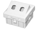 Adapter podwójny 2xST 45x45 kątowy ALANTEC
