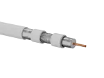 Przewód koncentryczny trishield RG6 75 Om, 1.02/4.55/6.86 PVC Eca - długość odcinka 100m ALANTEC