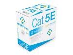 Kabel F/UTP kat.5e, teleinformatyczny, LSOH, Eca 4x2x24 AWG, 1Gb/s, 250 MHz, gwarancja 25 lat, certyfikat INTERTEK ETL, szary, 305m - ALANTEC