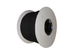 Kabel U/UTP kat.5e, teleinformatyczny, linka, PVC, Eca 4x2x26/7 AWG, czarny, 100m - ALANTEC