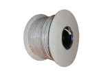 Kabel U/UTP kat.5e, teleinformatyczny, linka, PVC, Eca 4x2x26/7 AWG, szary, 100m - ALANTEC