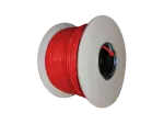 Kabel U/UTP kat.5e, teleinformatyczny, linka, PVC, Eca 4x2x26/7 AWG, czerwony, 100m - ALANTEC