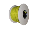 Kabel U/UTP kat.5e, teleinformatyczny, linka, PVC, Eca 4x2x26/7 AWG, żółty, 100m - ALANTEC